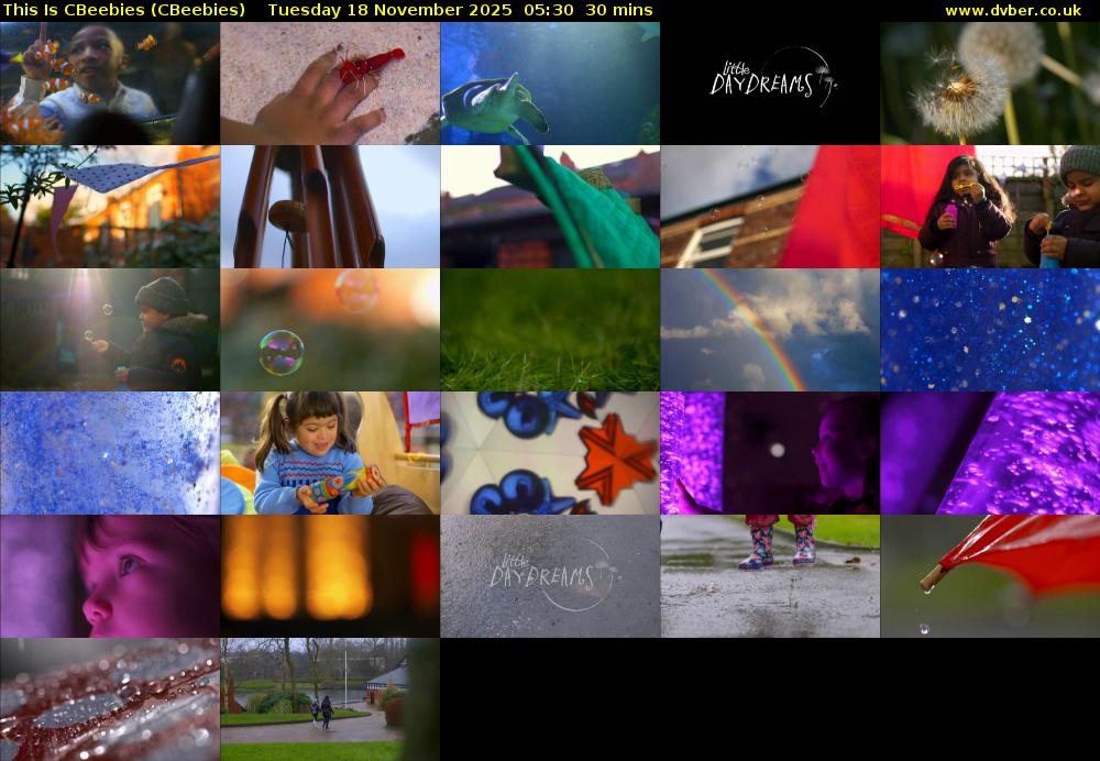 This Is CBeebies (CBeebies) Tuesday 18 November 2025 05:30 - 06:00