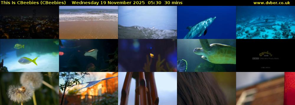 This Is CBeebies (CBeebies) Wednesday 19 November 2025 05:30 - 06:00