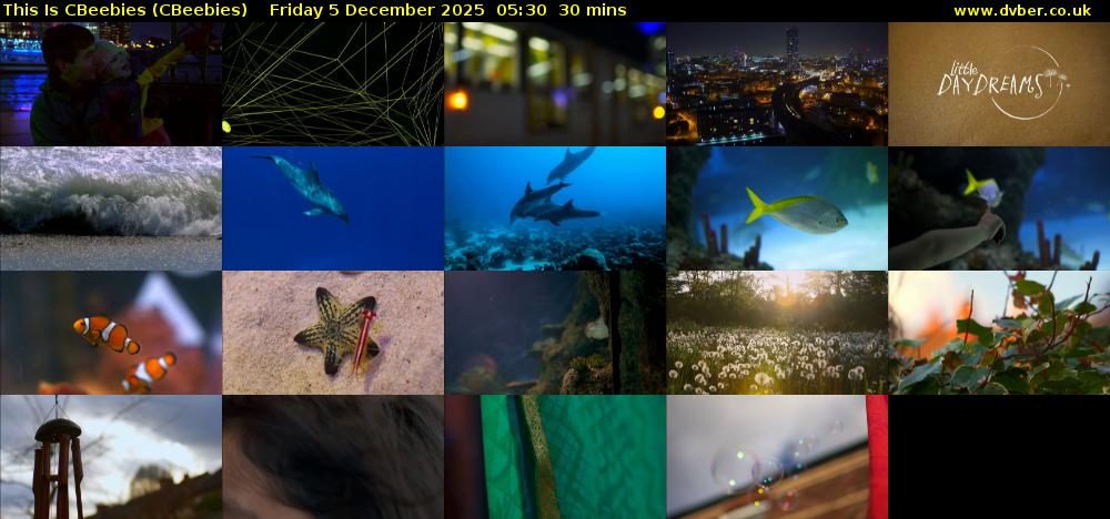 This Is CBeebies (CBeebies) Friday 5 December 2025 05:30 - 06:00