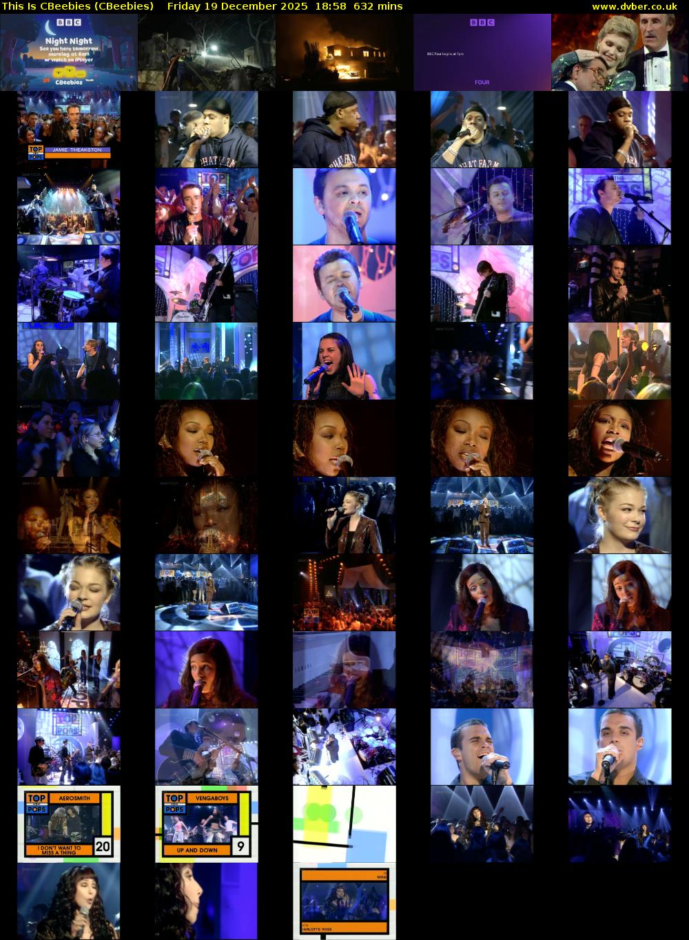 This Is CBeebies (CBeebies) Friday 19 December 2025 18:58 - 05:30