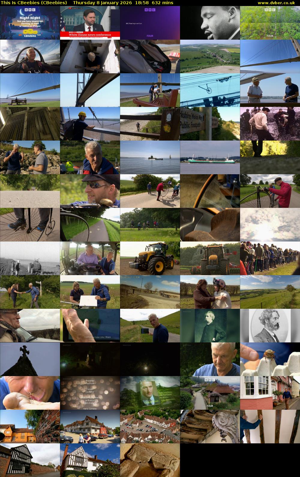 This Is CBeebies (CBeebies) Thursday 8 January 2026 18:58 - 05:30