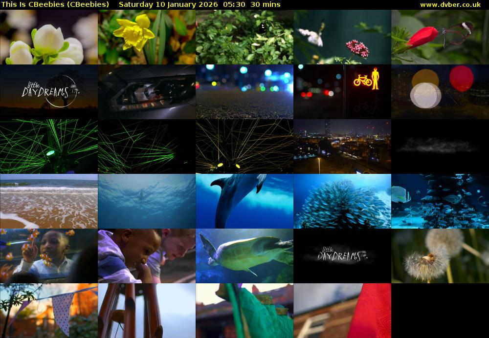 This Is CBeebies (CBeebies) Saturday 10 January 2026 05:30 - 06:00