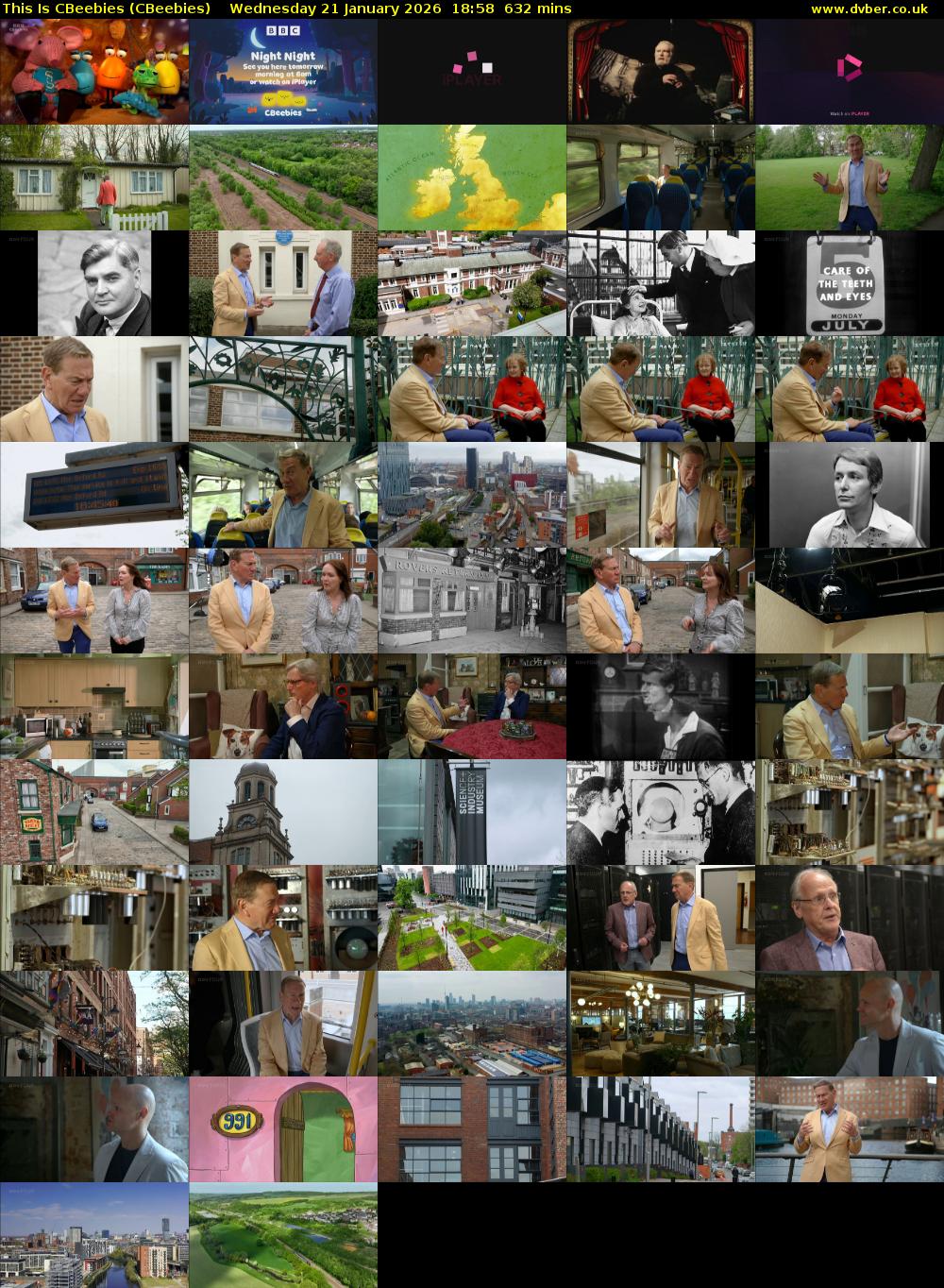 This Is CBeebies (CBeebies) Wednesday 21 January 2026 18:58 - 05:30