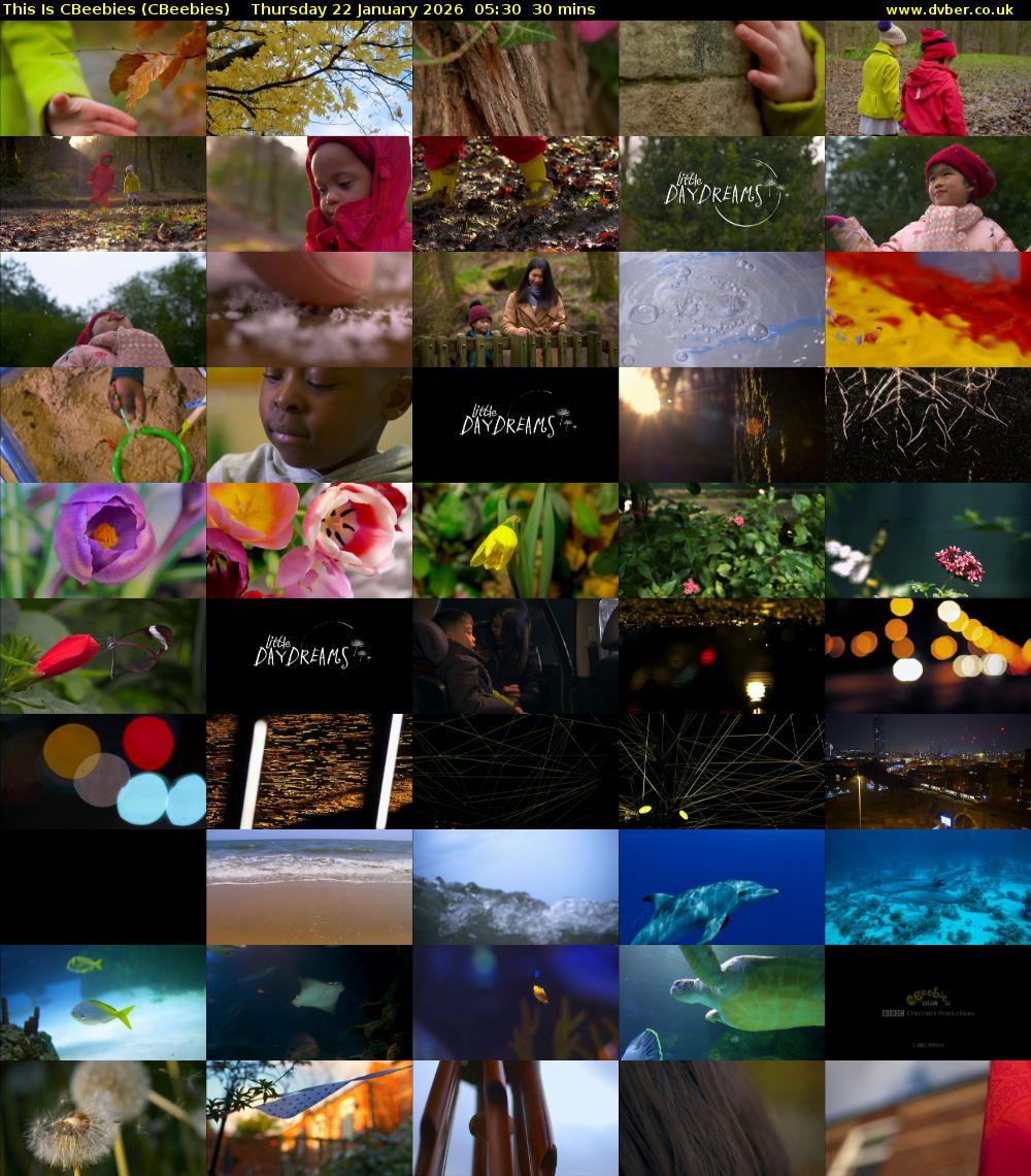 This Is CBeebies (CBeebies) Thursday 22 January 2026 05:30 - 06:00