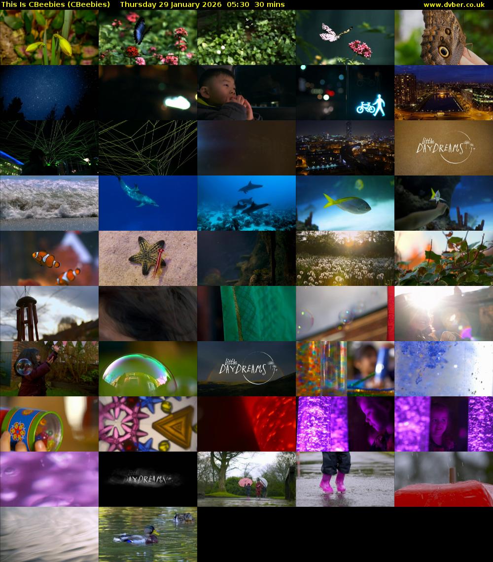 This Is CBeebies (CBeebies) Thursday 29 January 2026 05:30 - 06:00