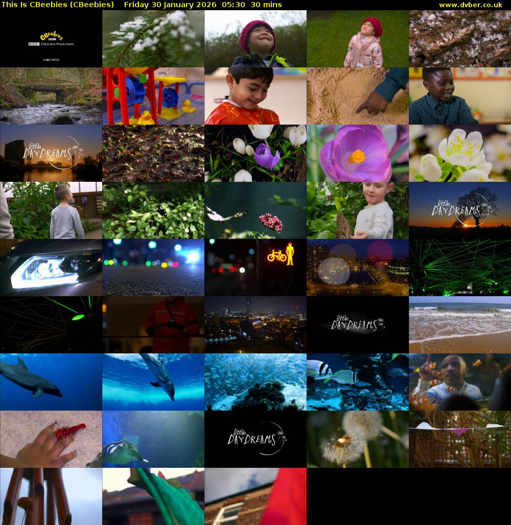 This Is CBeebies (CBeebies) Friday 30 January 2026 05:30 - 06:00