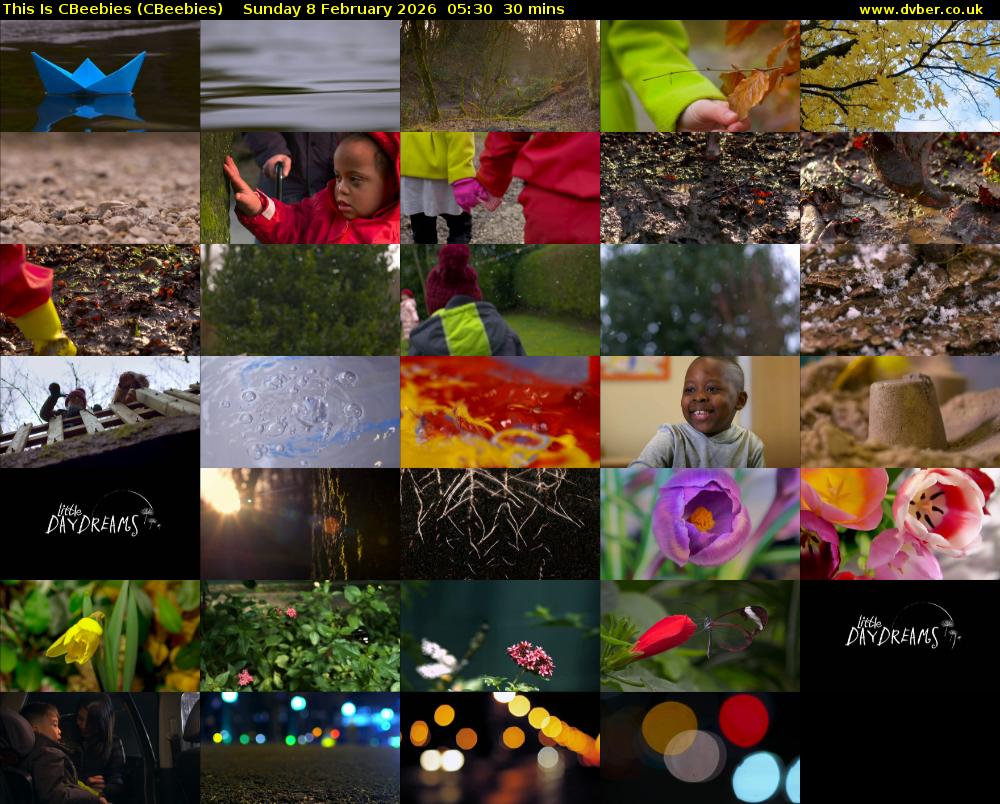 This Is CBeebies (CBeebies) Sunday 8 February 2026 05:30 - 06:00