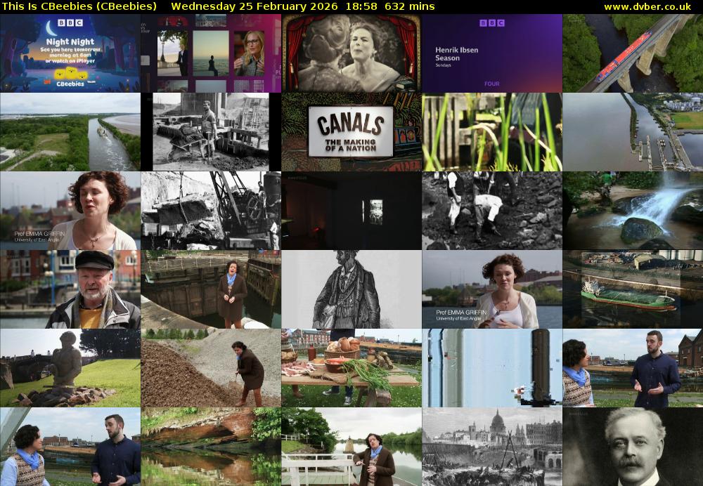 This Is CBeebies (CBeebies) Wednesday 25 February 2026 18:58 - 05:30