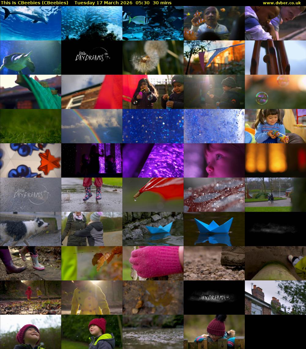 This Is CBeebies (CBeebies) Tuesday 17 March 2026 05:30 - 06:00