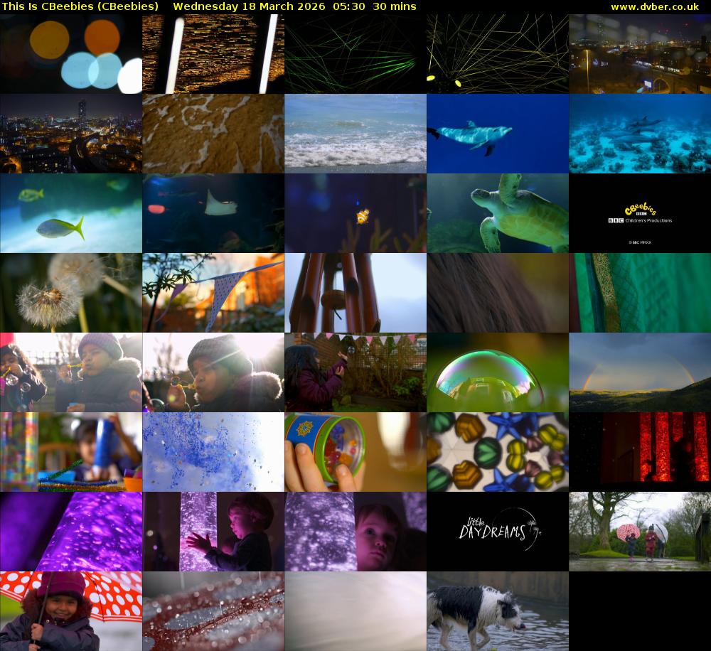 This Is CBeebies (CBeebies) Wednesday 18 March 2026 05:30 - 06:00