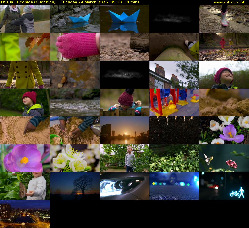 This Is CBeebies (CBeebies) Tuesday 24 March 2026 05:30 - 06:00