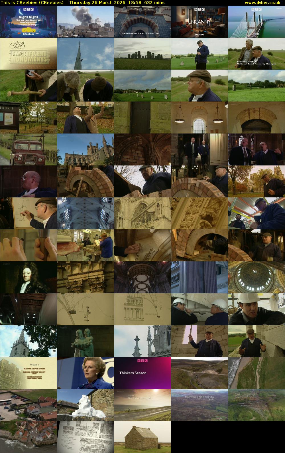 This Is CBeebies (CBeebies) Thursday 26 March 2026 18:58 - 05:30