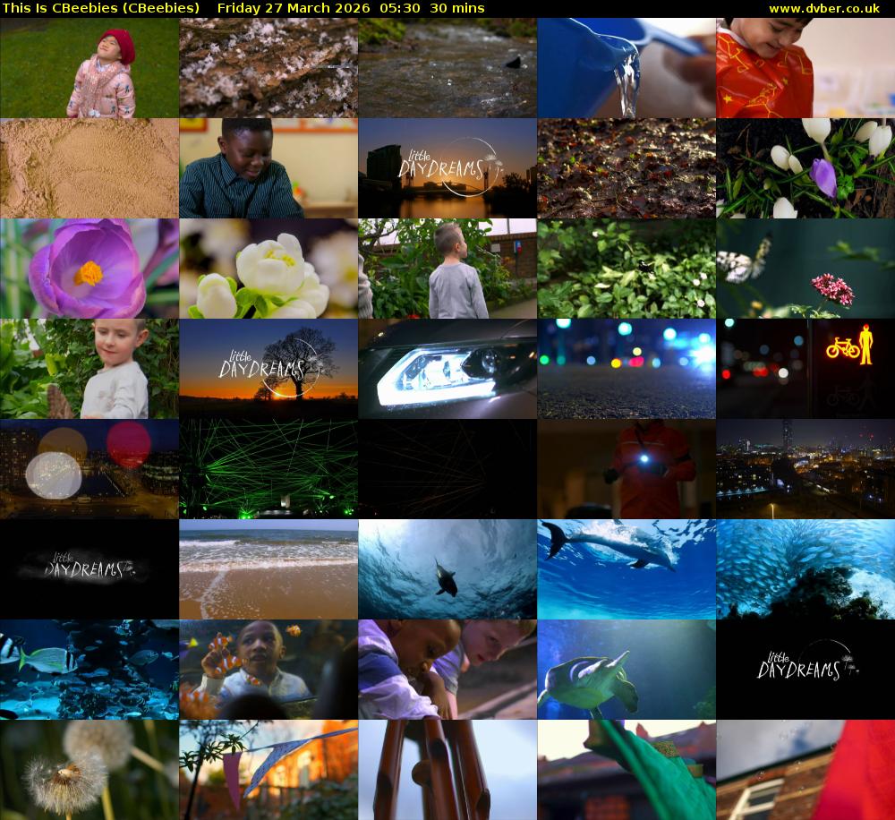 This Is CBeebies (CBeebies) Friday 27 March 2026 05:30 - 06:00