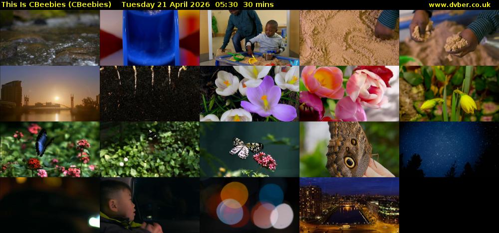 This Is CBeebies (CBeebies) Tuesday 21 April 2026 05:30 - 06:00