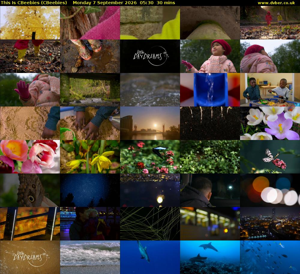 This Is CBeebies (CBeebies) Monday 7 September 2026 05:30 - 06:00