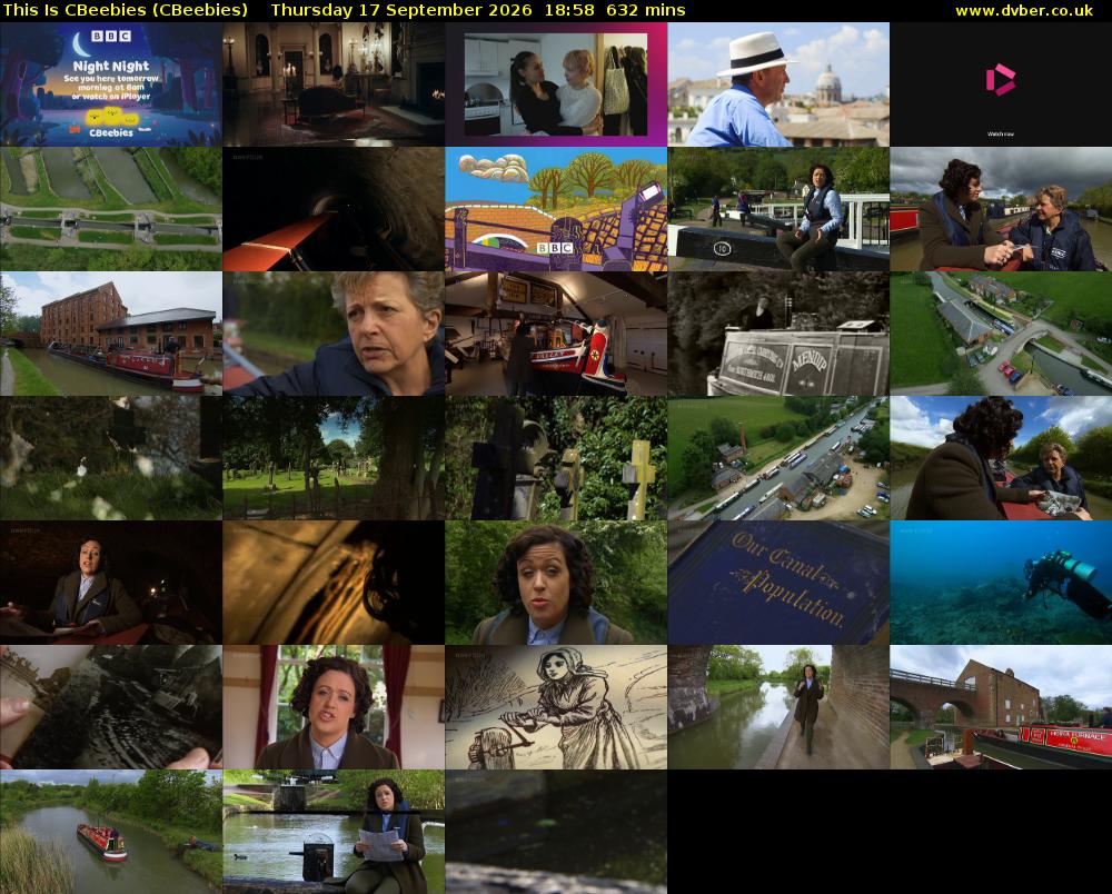 This Is CBeebies (CBeebies) Thursday 17 September 2026 18:58 - 05:30
