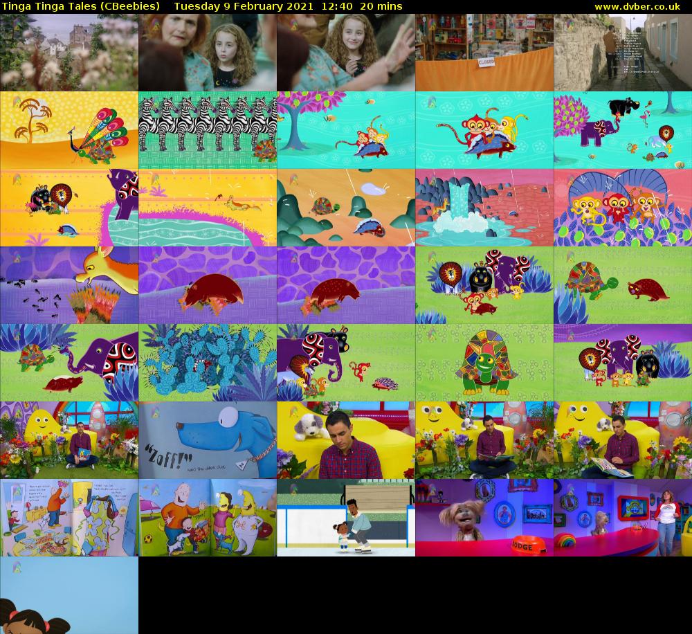 Tinga Tinga Tales (CBeebies) Tuesday 9 February 2021 12:40 - 13:00