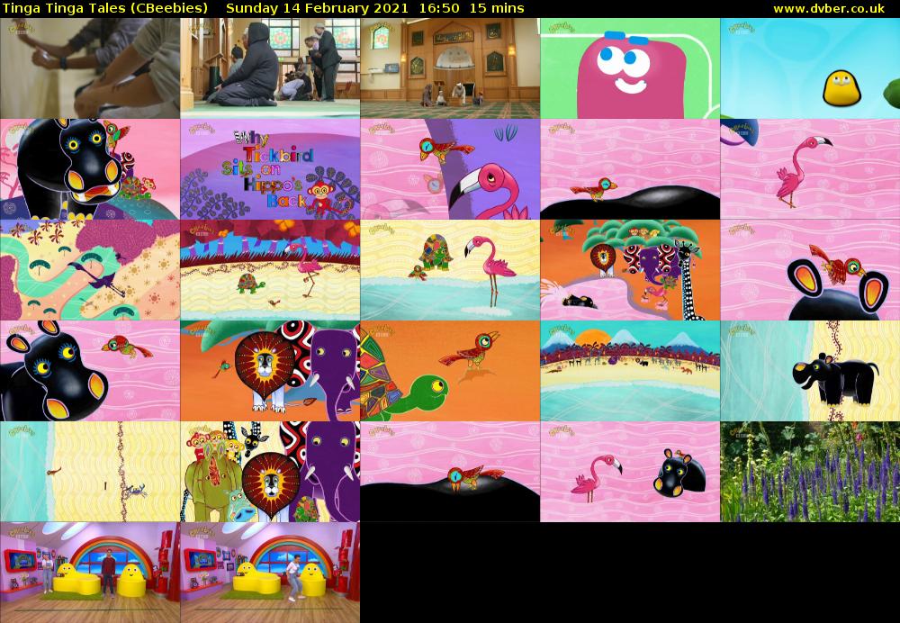 Tinga Tinga Tales (CBeebies) Sunday 14 February 2021 16:50 - 17:05