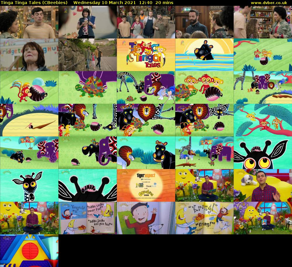 Tinga Tinga Tales (CBeebies) Wednesday 10 March 2021 12:40 - 13:00