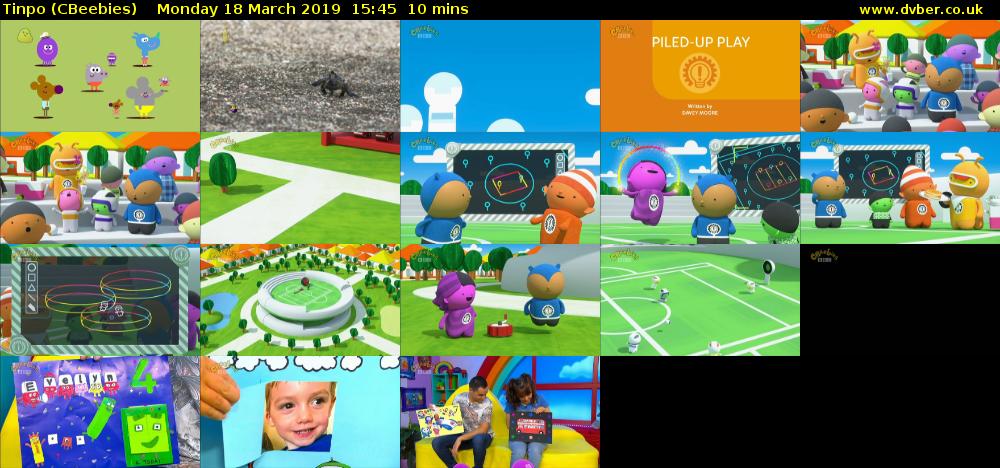 Tinpo (CBeebies) Monday 18 March 2019 15:45 - 15:55