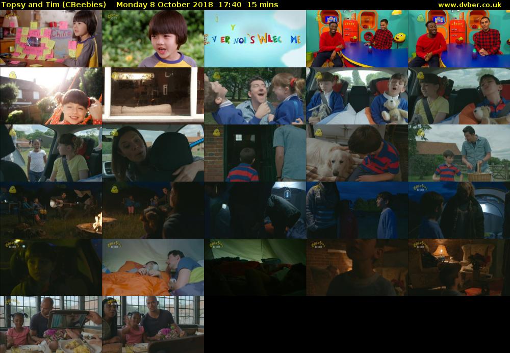 Topsy and Tim (CBeebies) Monday 8 October 2018 17:40 - 17:55