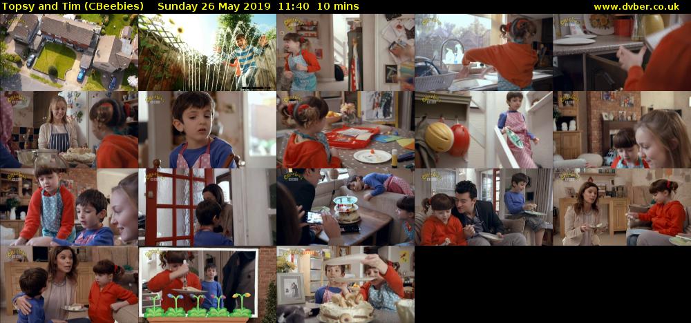 Topsy and Tim (CBeebies) Sunday 26 May 2019 11:40 - 11:50