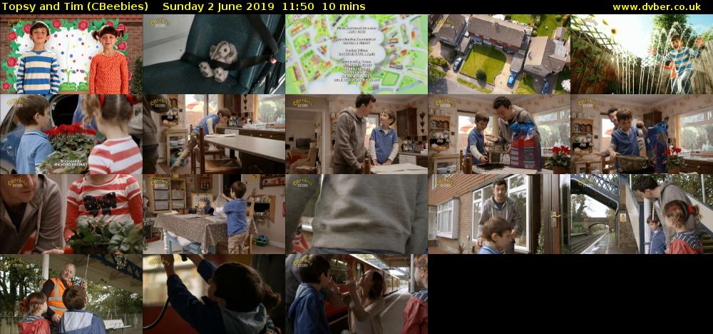 Topsy and Tim (CBeebies) Sunday 2 June 2019 11:50 - 12:00