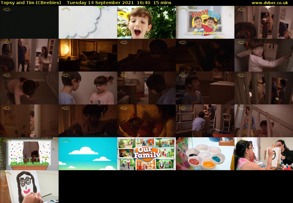 Topsy and Tim (CBeebies) Tuesday 14 September 2021 16:40 - 16:55