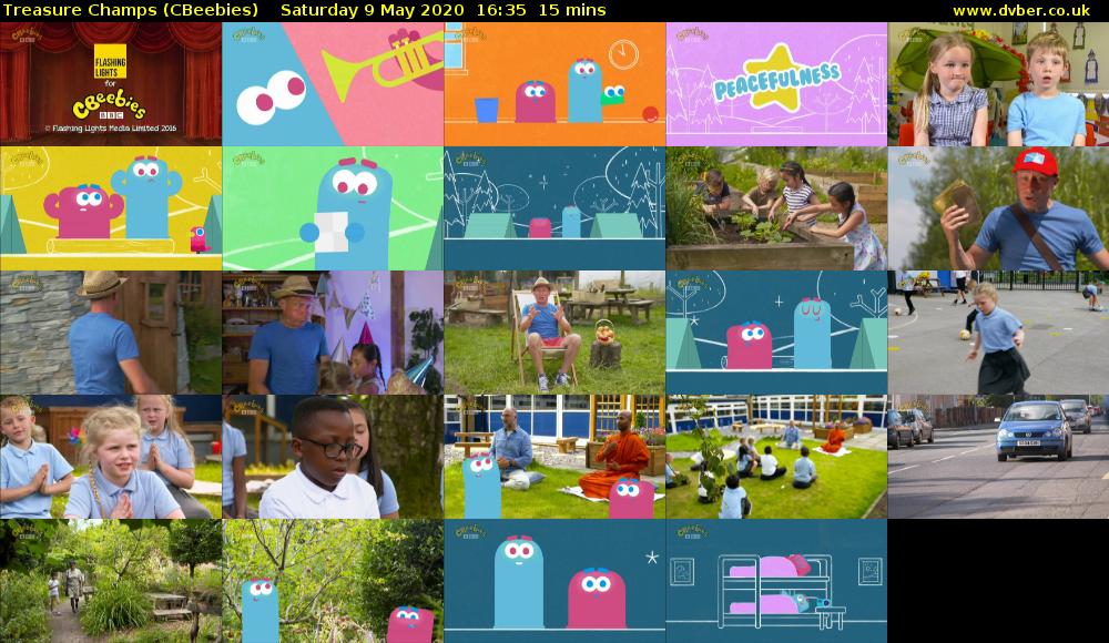 Treasure Champs (CBeebies) Saturday 9 May 2020 16:35 - 16:50