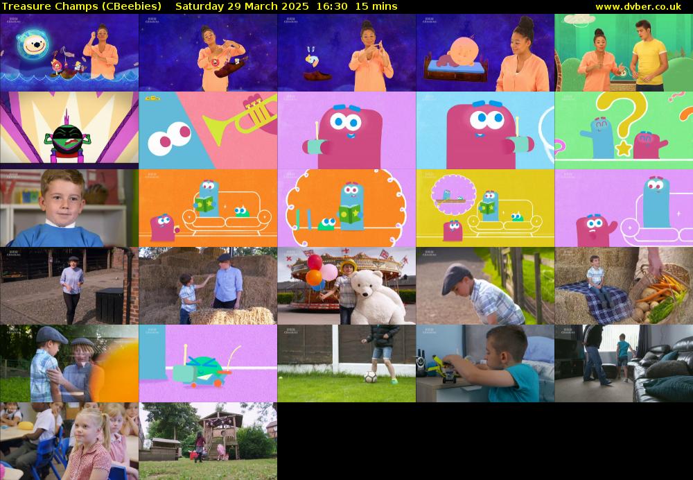 Treasure Champs (CBeebies) Saturday 29 March 2025 16:30 - 16:45