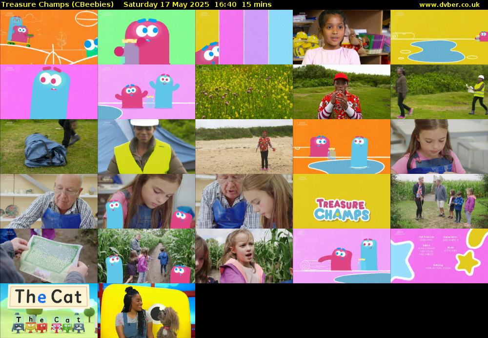 Treasure Champs (CBeebies) Saturday 17 May 2025 16:40 - 16:55
