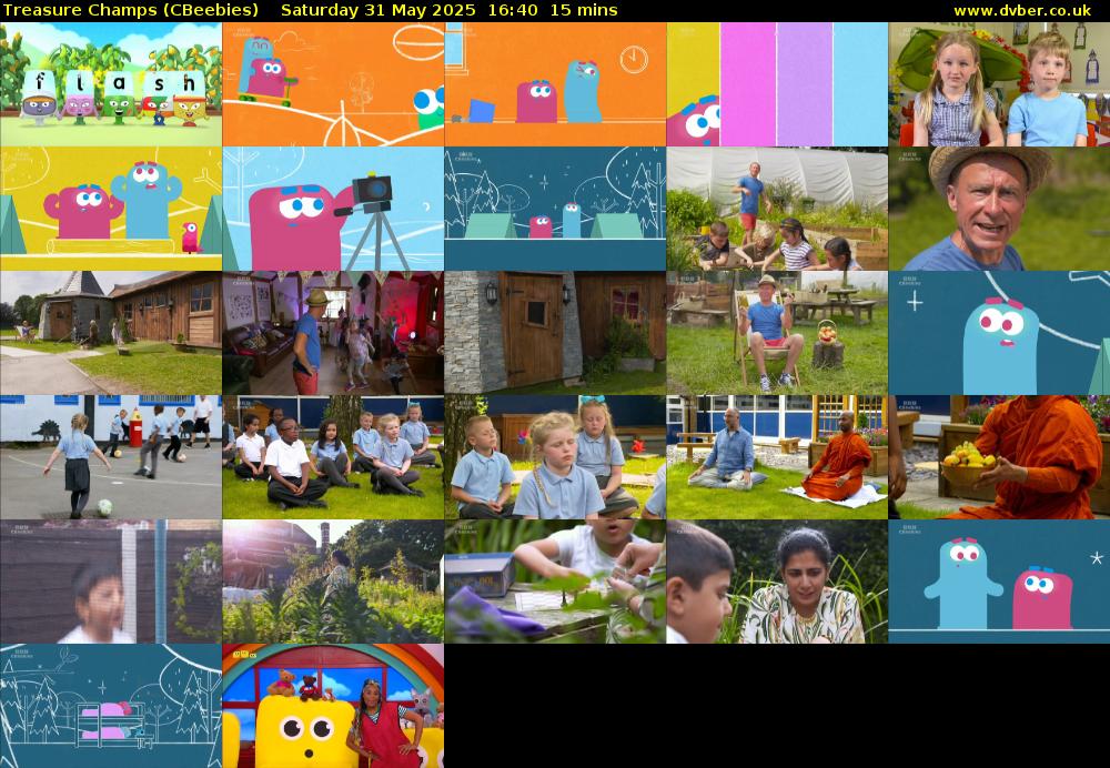 Treasure Champs (CBeebies) Saturday 31 May 2025 16:40 - 16:55