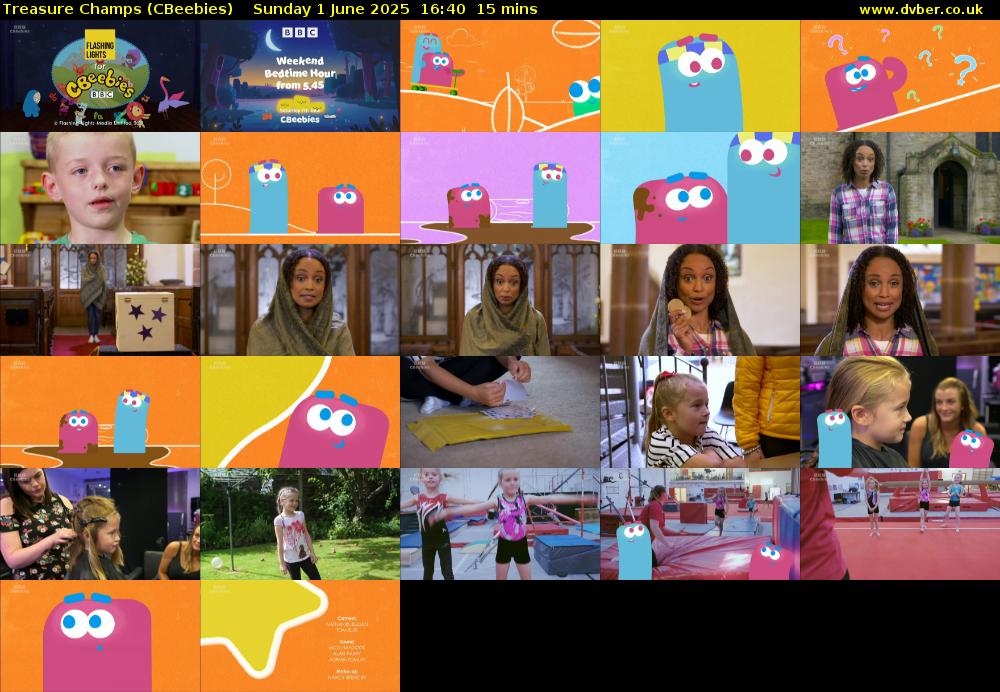 Treasure Champs (CBeebies) Sunday 1 June 2025 16:40 - 16:55