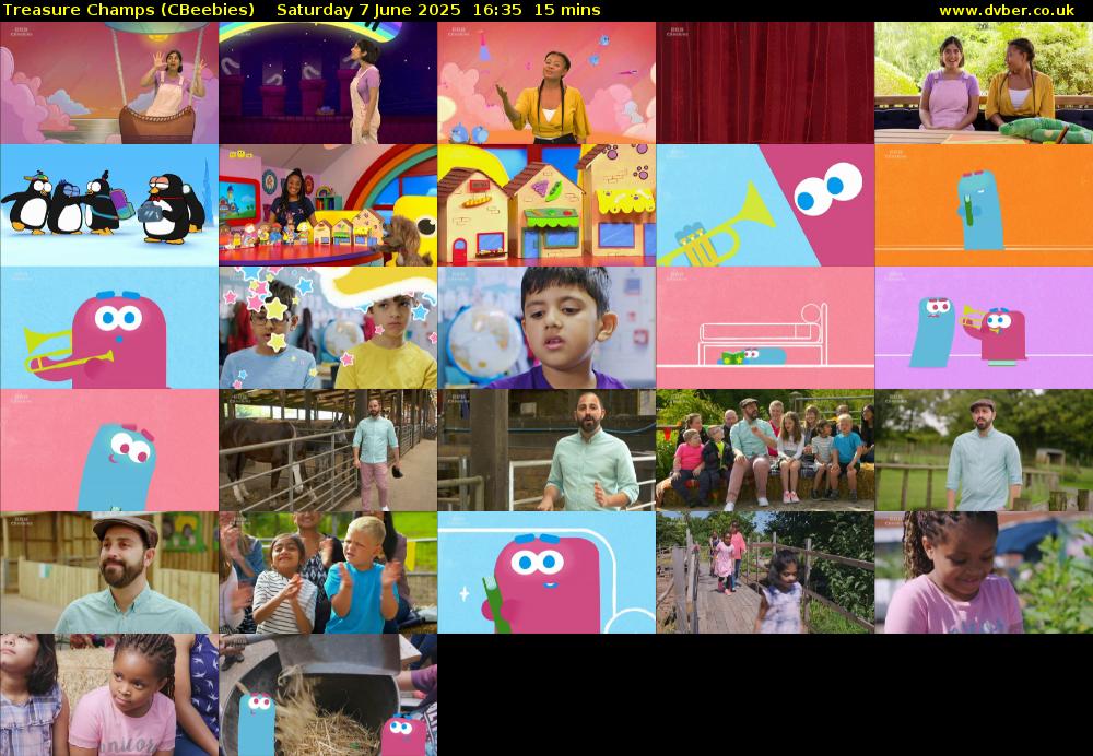 Treasure Champs (CBeebies) Saturday 7 June 2025 16:35 - 16:50