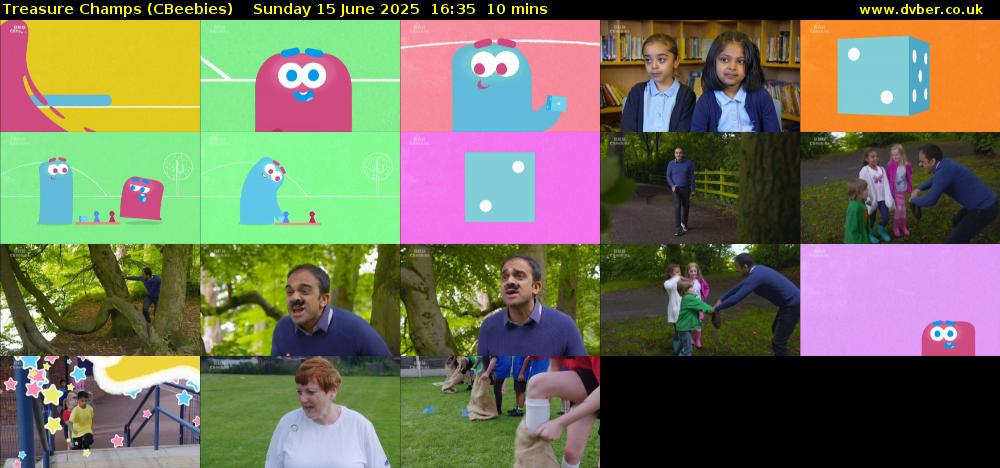 Treasure Champs (CBeebies) Sunday 15 June 2025 16:35 - 16:45