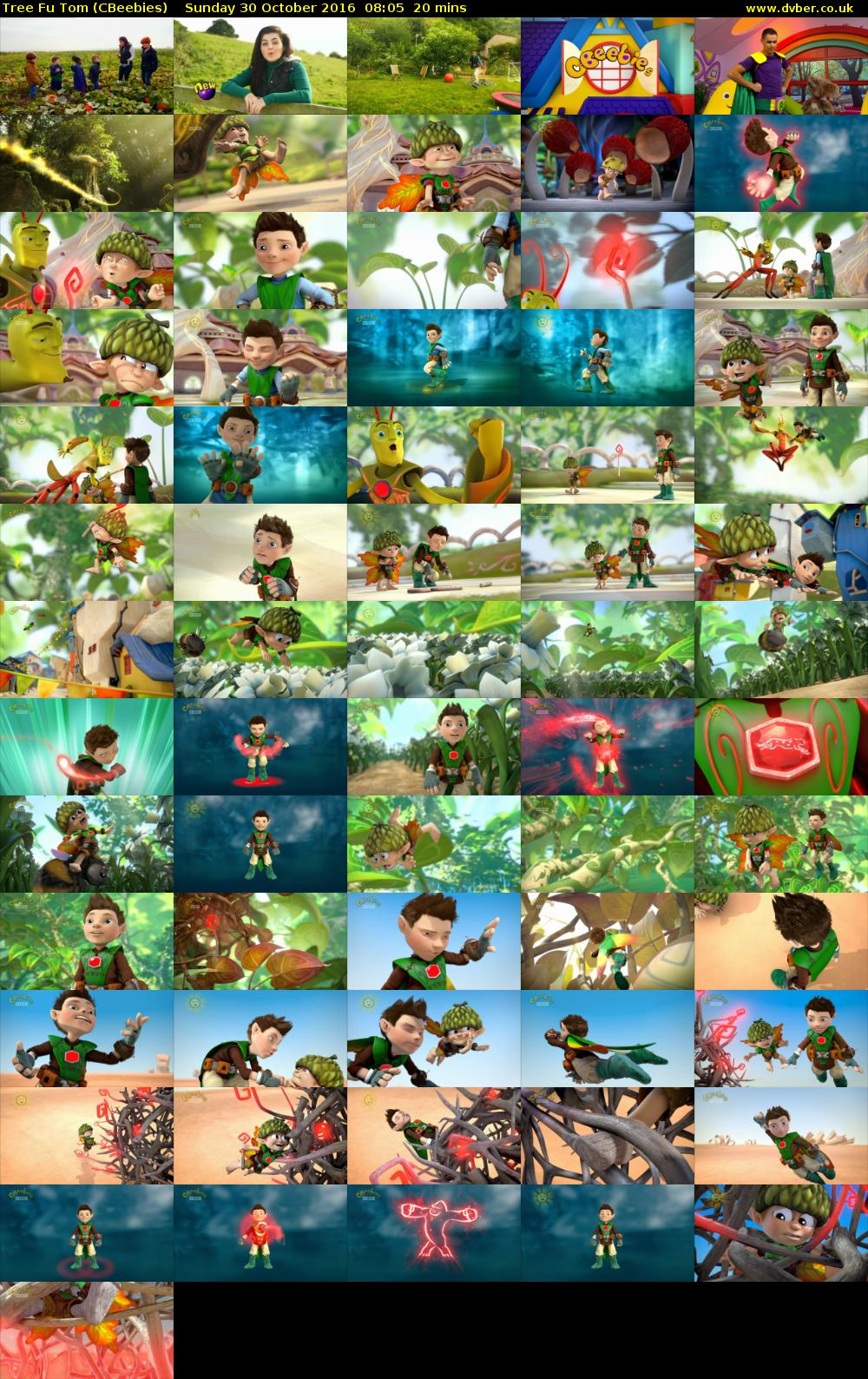 Tree Fu Tom (CBeebies) Sunday 30 October 2016 08:05 - 08:25