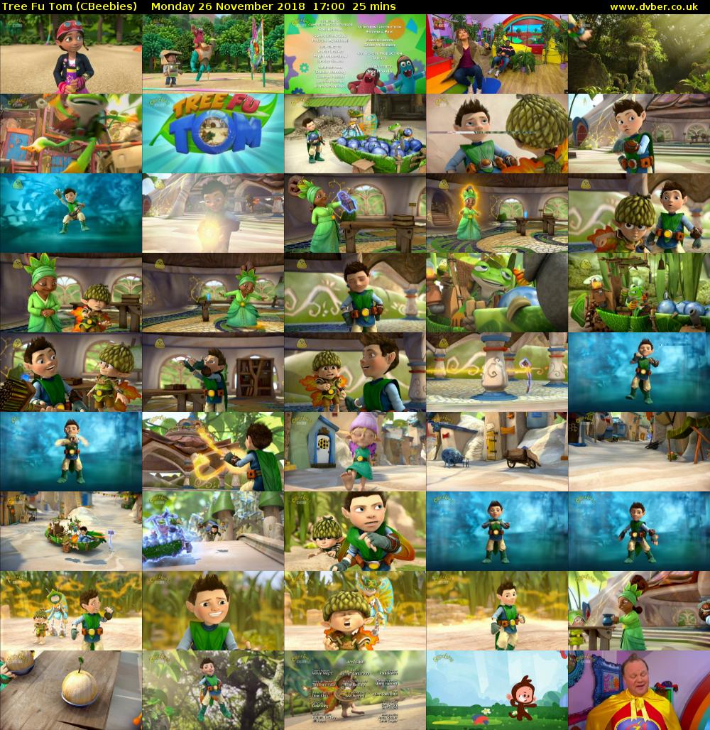 Tree Fu Tom (CBeebies) Monday 26 November 2018 17:00 - 17:25
