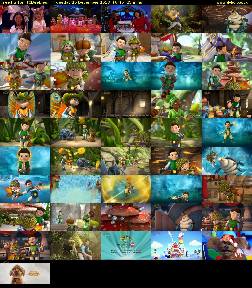 Tree Fu Tom (CBeebies) Tuesday 25 December 2018 16:45 - 17:10