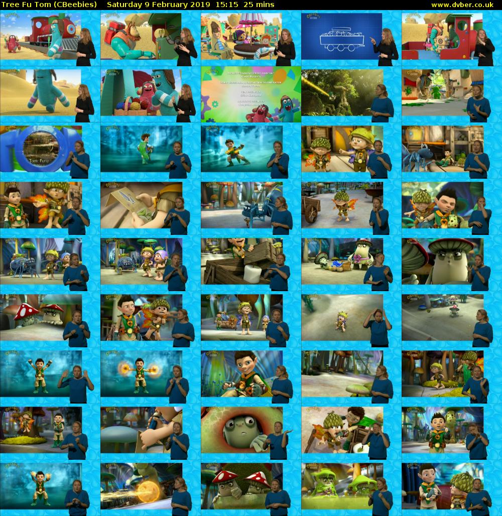Tree Fu Tom (CBeebies) Saturday 9 February 2019 15:15 - 15:40