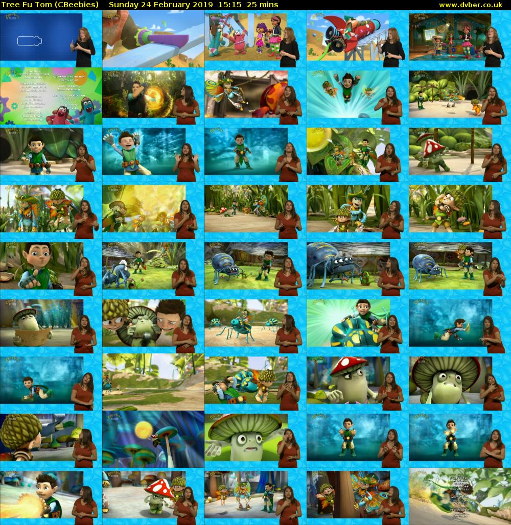 Tree Fu Tom (CBeebies) Sunday 24 February 2019 15:15 - 15:40