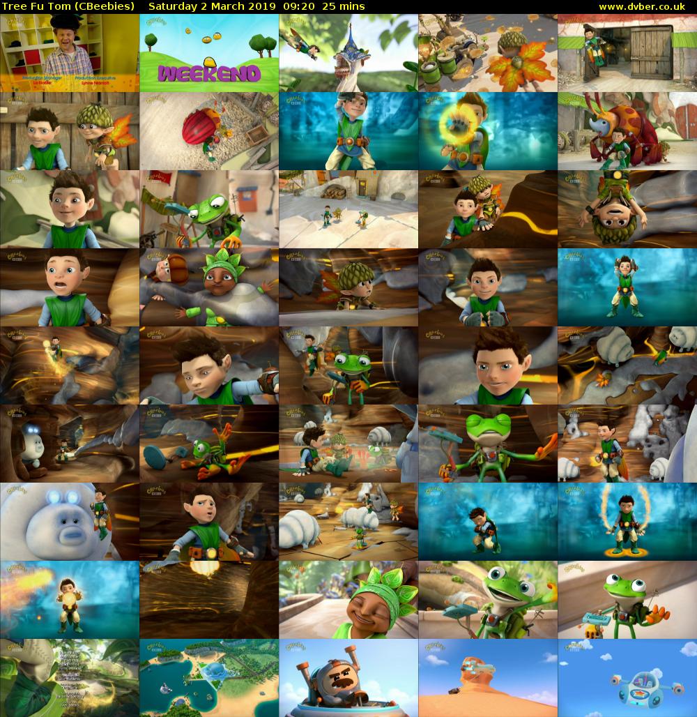 Tree Fu Tom (CBeebies) Saturday 2 March 2019 09:20 - 09:45