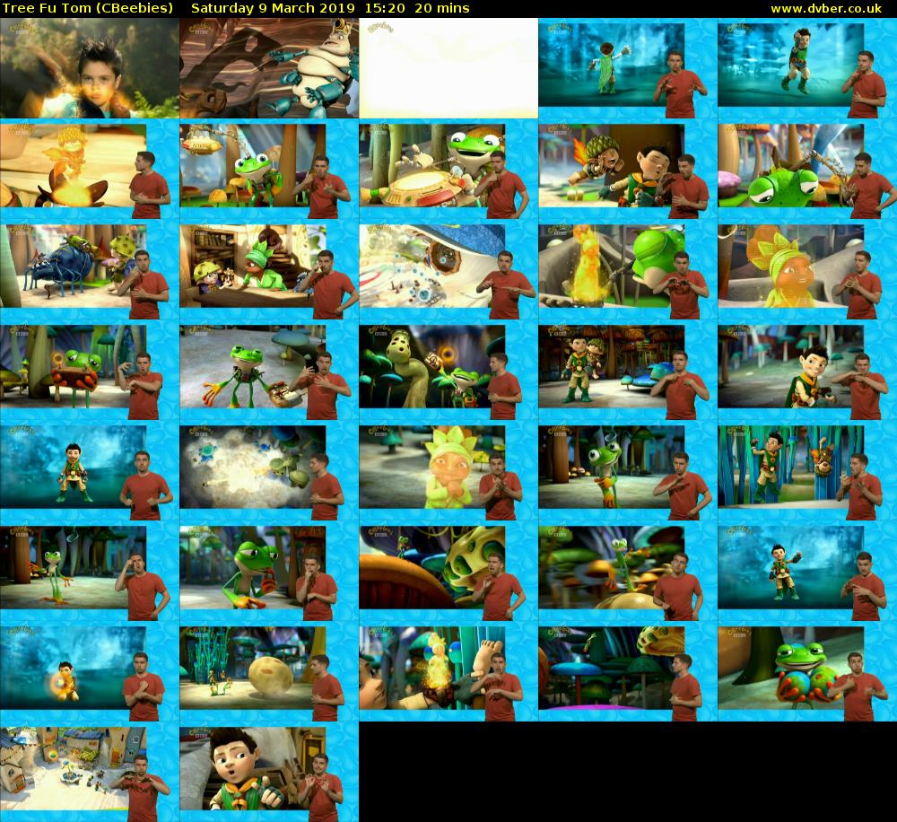 Tree Fu Tom (CBeebies) Saturday 9 March 2019 15:20 - 15:40