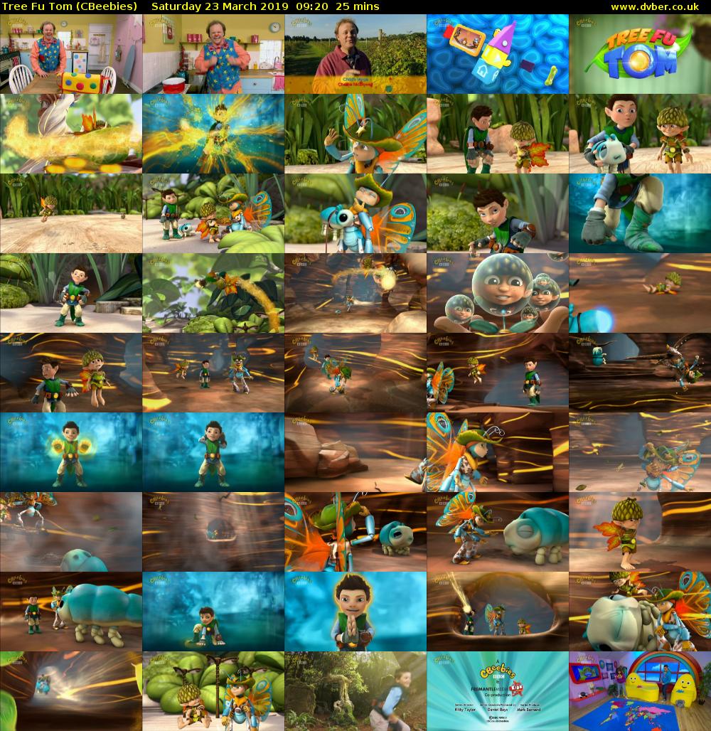 Tree Fu Tom (CBeebies) Saturday 23 March 2019 09:20 - 09:45