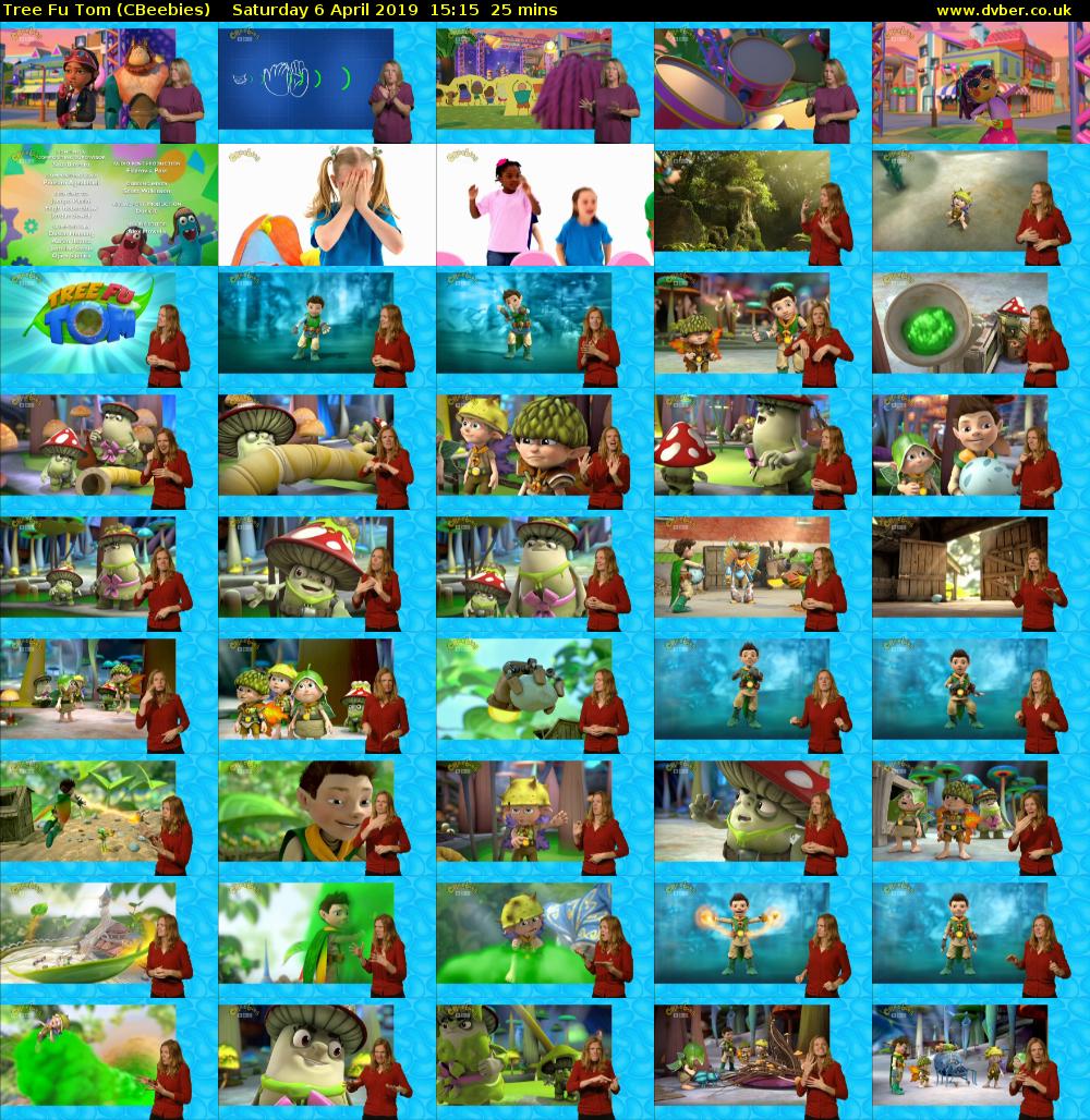 Tree Fu Tom (CBeebies) Saturday 6 April 2019 15:15 - 15:40