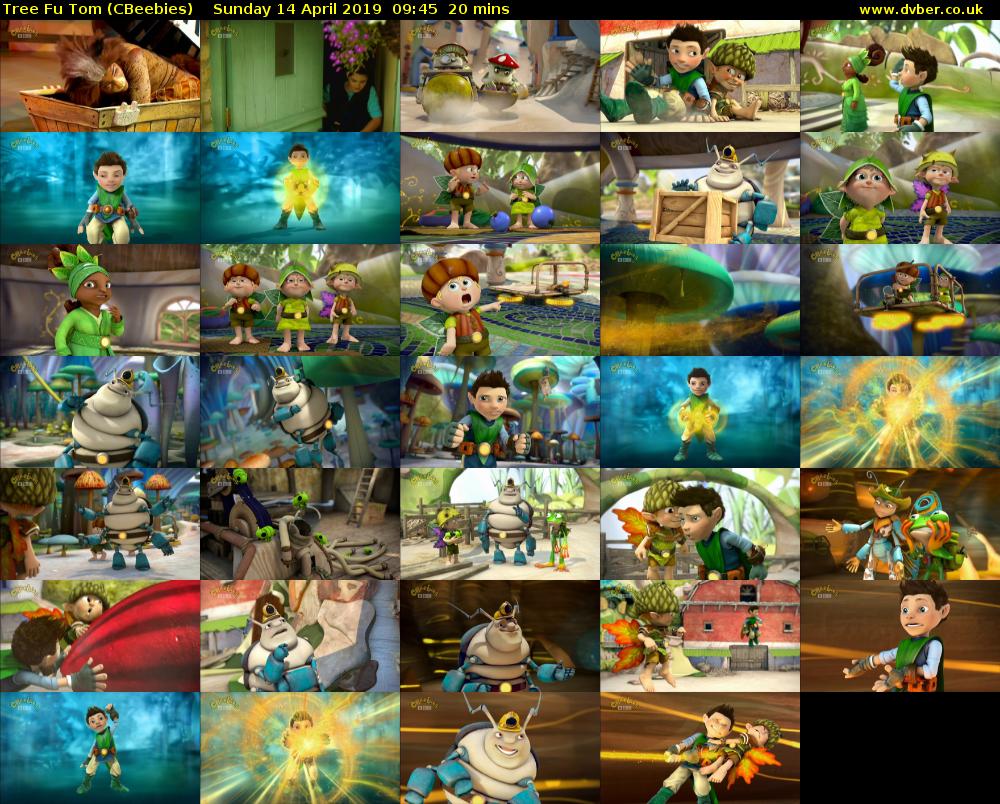 Tree Fu Tom (CBeebies) Sunday 14 April 2019 09:45 - 10:05