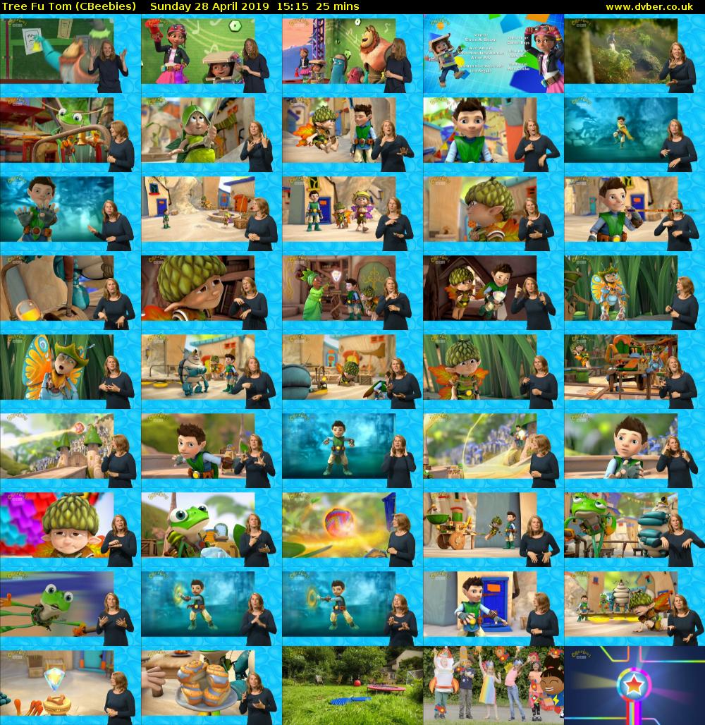 Tree Fu Tom (CBeebies) Sunday 28 April 2019 15:15 - 15:40