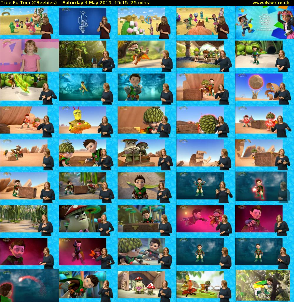 Tree Fu Tom (CBeebies) Saturday 4 May 2019 15:15 - 15:40