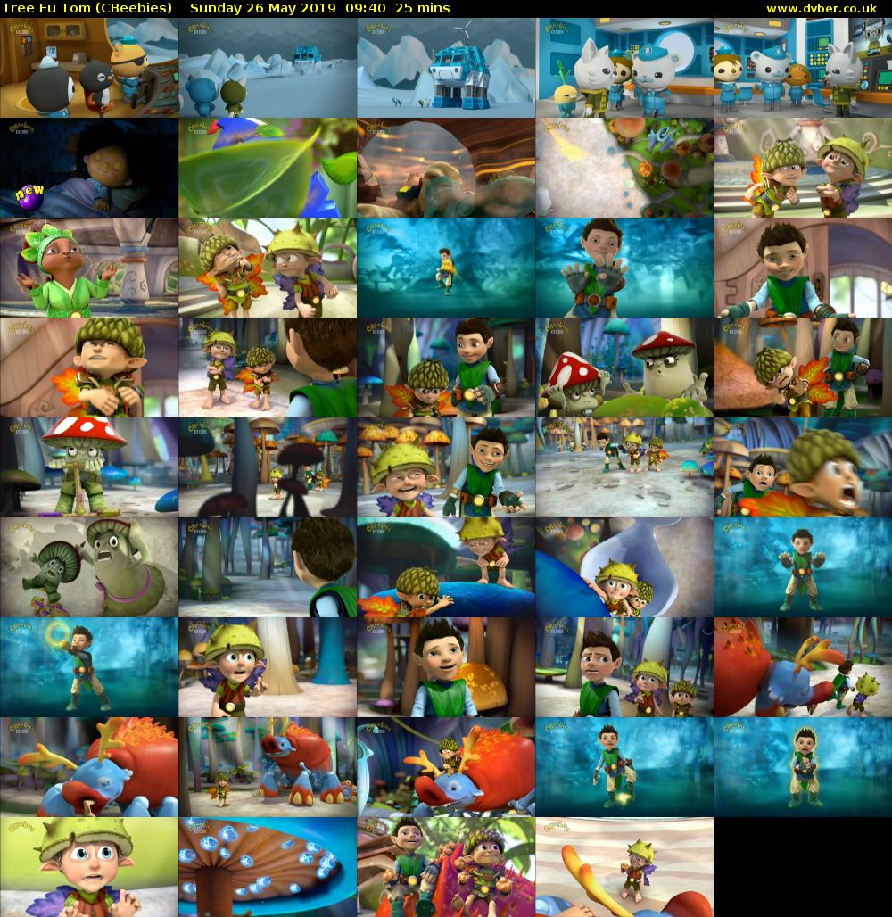 Tree Fu Tom (CBeebies) Sunday 26 May 2019 09:40 - 10:05