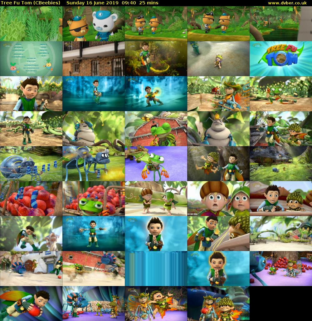 Tree Fu Tom (CBeebies) Sunday 16 June 2019 09:40 - 10:05