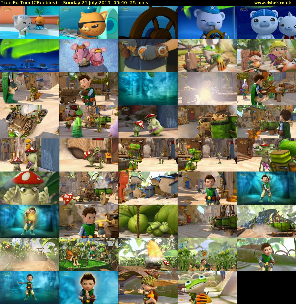 Tree Fu Tom (CBeebies) Sunday 21 July 2019 09:40 - 10:05
